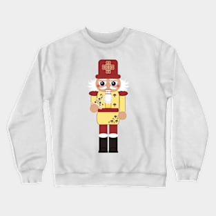 Veggie Pizza Nutcracker Crewneck Sweatshirt